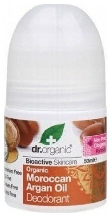 Dr.Organic Organic Deodorant Moroccan Argan Oil Roll-On 50ml
