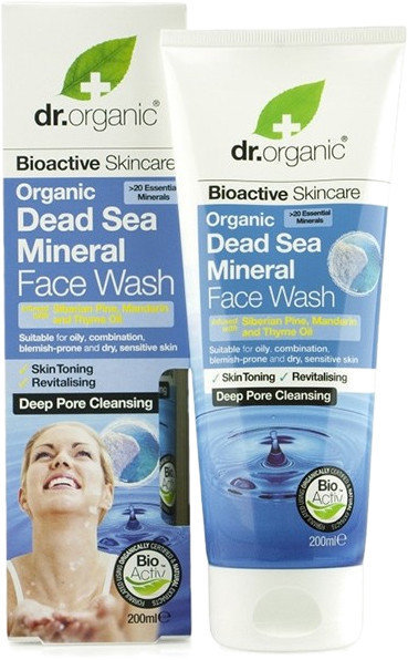 Dr.Organic Dead Sea Mineral Face Wash 200ml