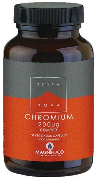 Terranova Chromium 200ug Complex 50vcaps