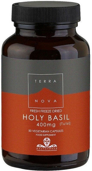 Terranova Holy Basil 400mg 50vcaps