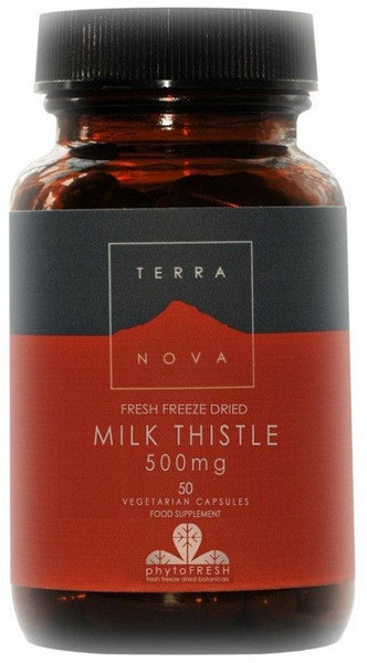 Terranova Milk Thistle 500mg 50vcaps