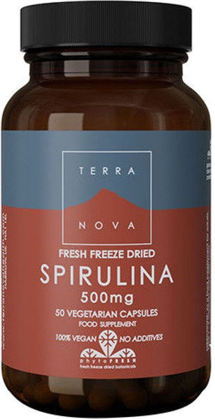 Terranova Spirulina 500mg 50vcaps