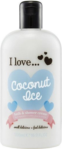 I Love Cosmetics Bath & Shower Creme Coconut Ice 500ml