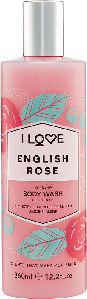 I Love Cosmetics English Rose Body Wash 360ml