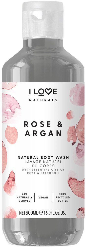 I Love Cosmetics Rose & Argan Body Wash 500ml