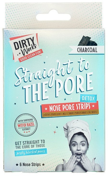 Dirty Works Charcoal Nose Pore Strips 6τμχ