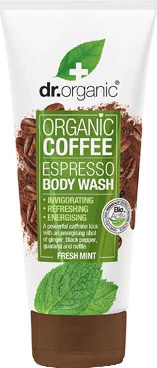 Dr.Organic Coffee Espresso Body Wash Fresh Mint 200ml