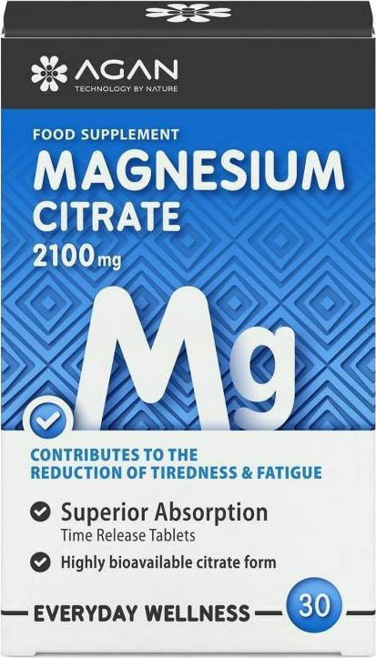 Agan Magnesium Citrate 2100mg 30tabs