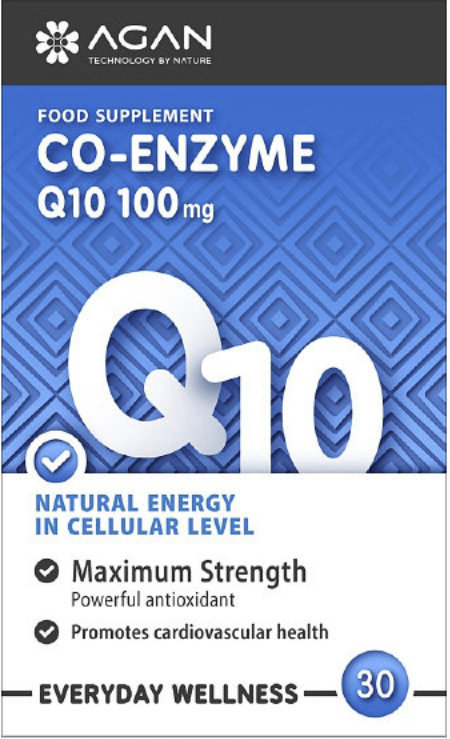Agan Co-Enzyme Q10 100mg 30caps