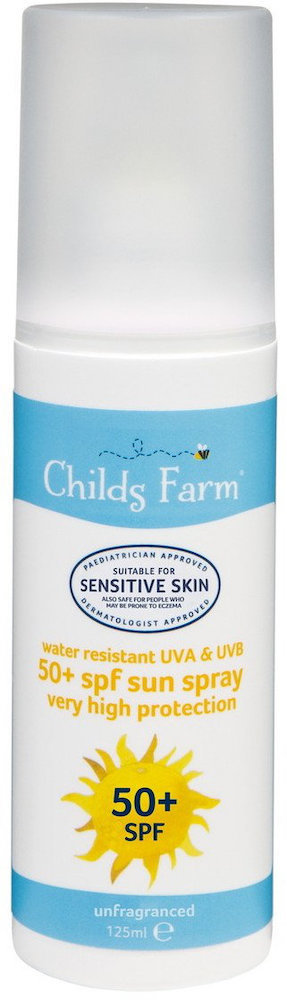 Childs Farm Sun Lotion Spray SPF50 Unfragranced 125ml