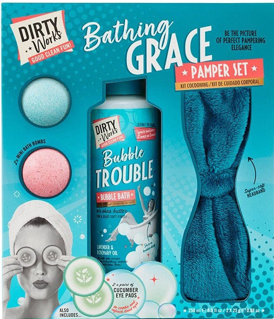Dirty Works Bathing Grace Bubble Trouble Pamper Set