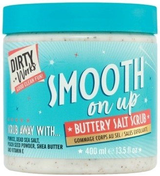 Dirty Works Smooth on up Butter Salt Scrub 400ml