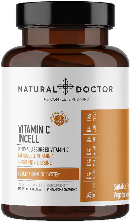 Natural Doctor Vitamin C Incell 120vcaps