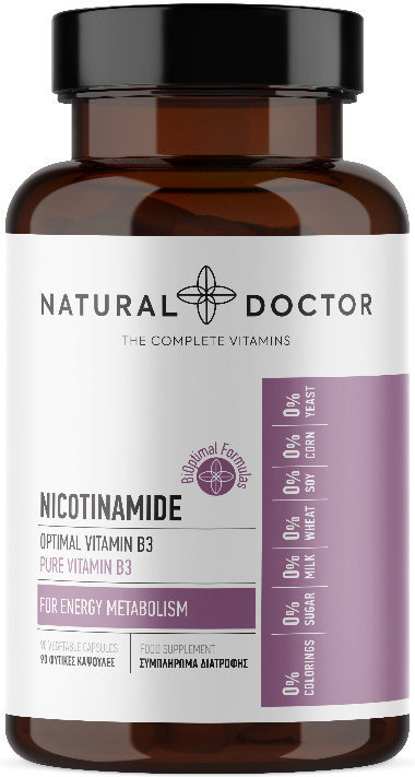 Natural Doctor Nicotinamide 500mg 90vcaps