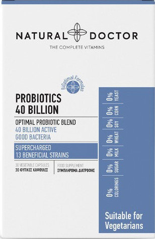 Natural Doctor Probiotics 40 Billion 13 strains 30vcaps
