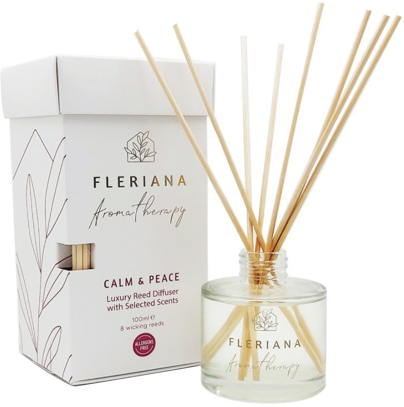 Fleriana Aromatherapy Calm/Peace Luxury Reed Diffuser 100ml