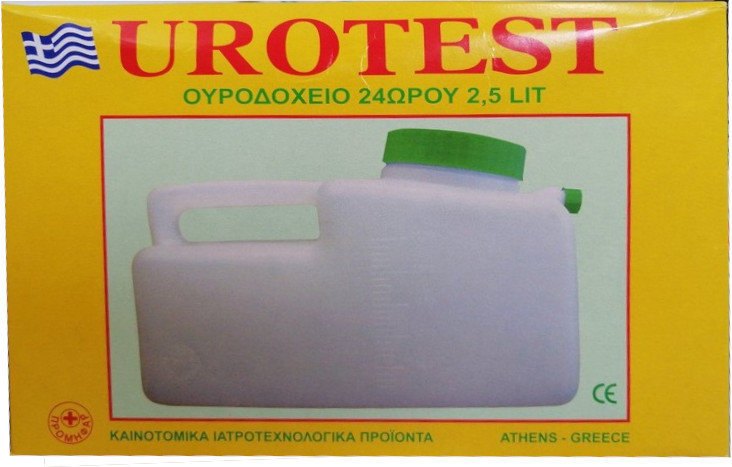 Urotest Ουροδοχείο 24ώρου 2.5lt 1τμχ