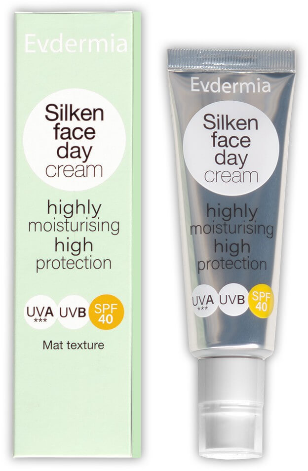 Evdermia Silken Face Day Cream SPF40 Mat Texture 50ml