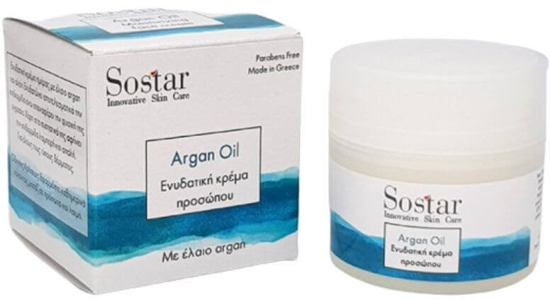 Sostar Focus Argan Oil Moisturizing Face Cream 50ml