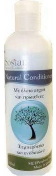 Sostar Natural Conditioner with Argan Oil & Proteins 250ml