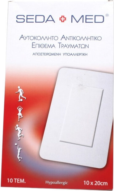 LaboPharm Seda Med Adhesive Non-stick for Injuries 10τμχ