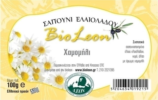 BioLeon Olive Oil Soap with Chamomile  100gr