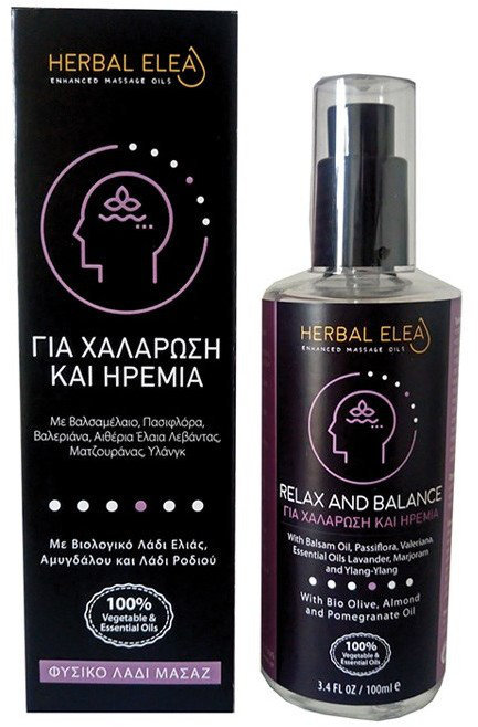 BioLeon Herbal Massage Oil for Relaxation & Calmness 100ml