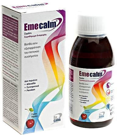 Becalm Emecalm Σιρόπι κατά Ναυτίας Ζάλης Εμέτου 120ml Becalm Emecalm Σιρόπι κατά Ναυτίας Ζάλης Εμέτου 120ml