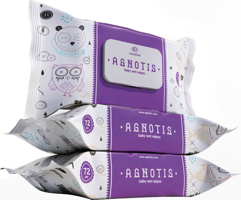 Agnotis 2+1 Baby Wet Wipes Μωρομάντηλα 3x72τμχ