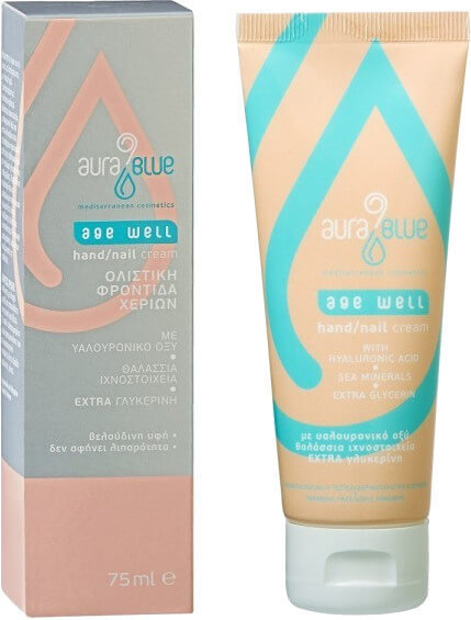 Aura Blue Age Well Hand Nail Cream 75ml