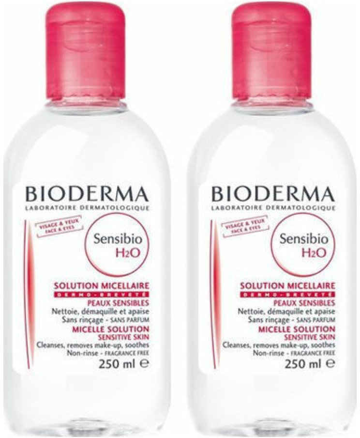 Bioderma 1+1 Sensibio H2O Micelle Solution 2x250ml