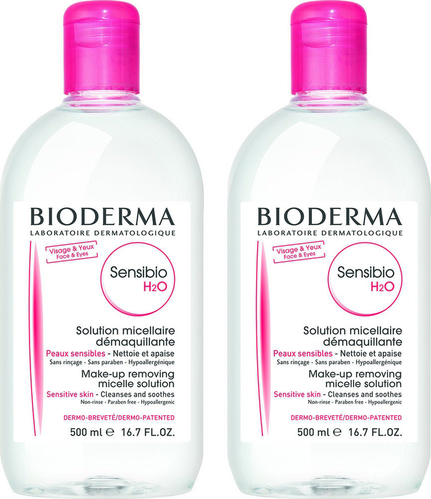 Bioderma 1+1 Sensibio H2O Micelle Solution 2x500ml