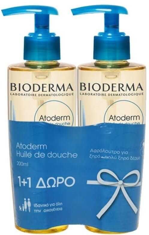 Bioderma 1+1 Atoderm Huile de Douche 2x200ml