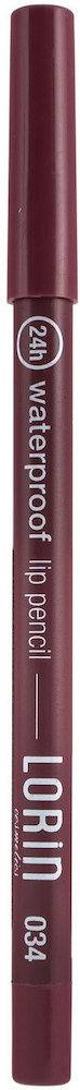 Lorin Cosmetics Waterproof Lip Pencil 034 1τμχ