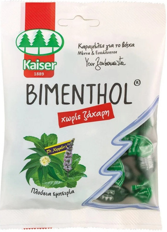 Kaiser 1889 Bimenthol Sore Throat Candies 75gr