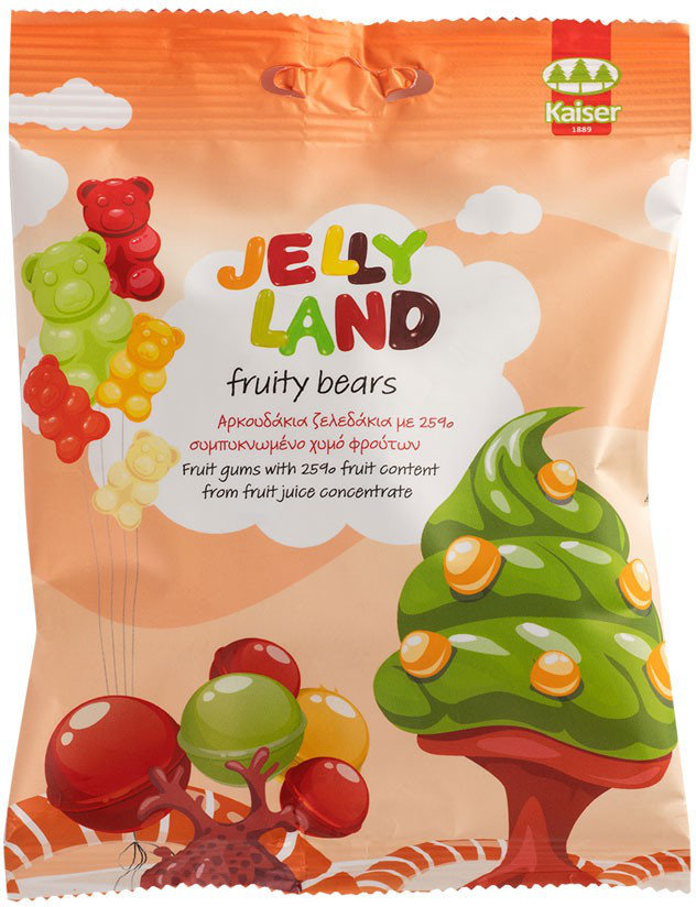 Kaiser Jelly Land Fruity Bears 100gr