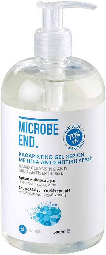 Medisei Microbe End Hand Cleansing Soft Sanitising Gel 500ml