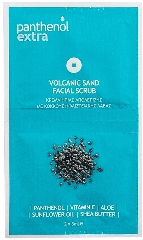 Medisei Panthenol Extra Volcanic Sand Facial Scrub 2x8ml