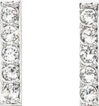 Medisei Dalee Jewels Earrings No05411 Rhodium Crystals Bar
