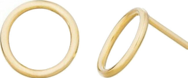 Medisei Dalee Jewels Earrings No 05414 Gold Plated Circular
