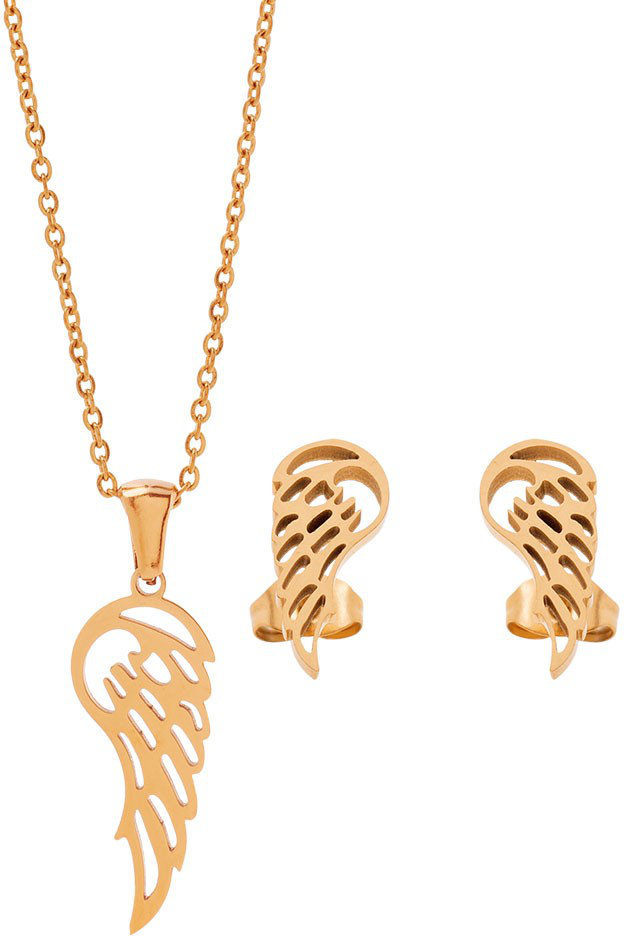 Medisei Dalee Set Angel Wings Stainless Steel 3τμχ