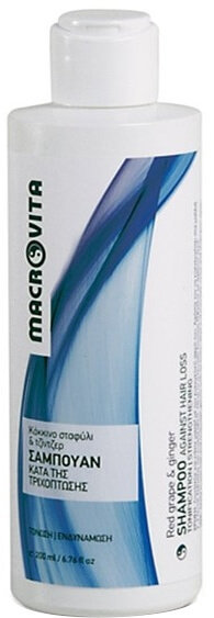 Macrovita Shampoo Against Hair Loss Red Grape & Ginger 200ml