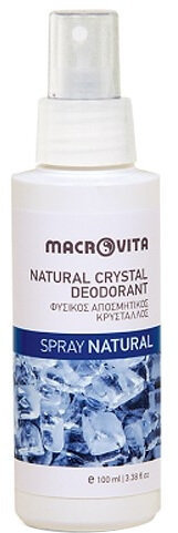 Macrovita Natural Crystal Deodorant Spray Natural 100ml