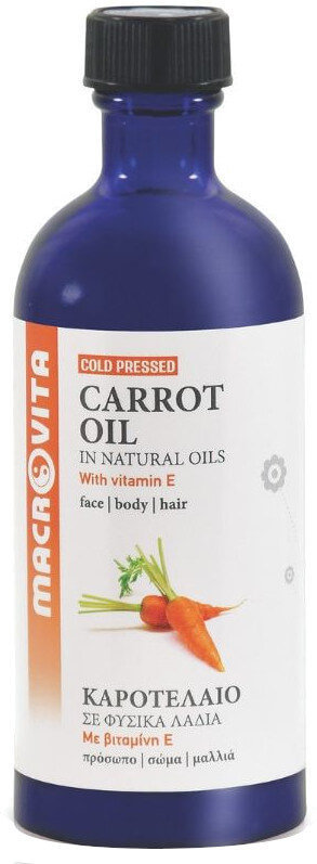 Macrovita Cold Pressed Carrot Oil 100ml Macrovita Cold Pressed Carrot Oil 100ml