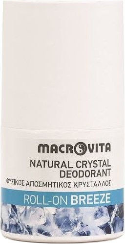 Macrovita Natural Crystal Deodorant Breeze Roll On 50ml