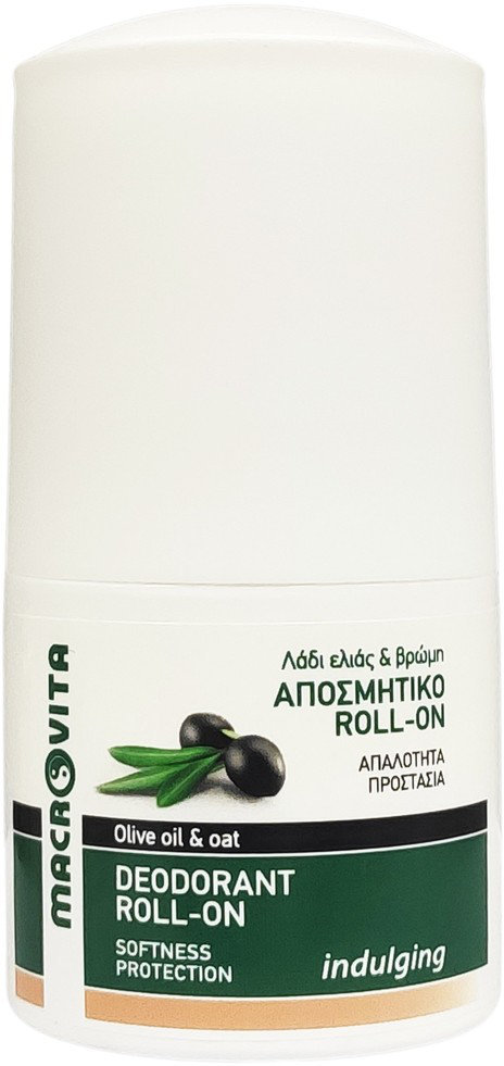 Μacrovita Deodorant Roll On with Olive & Oat 50ml