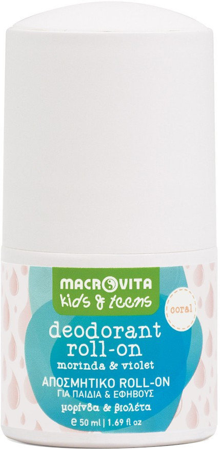 Macrovita Kids Coral Deodorant Roll-On 50ml