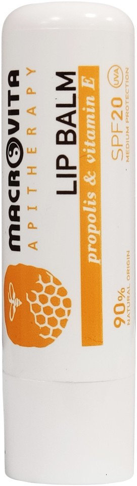 Macrovita Apitheapy Lip Balm Propolis & Vitamin E Spf20 4.8g