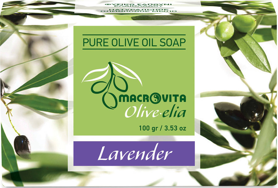 Macrovita Pure Olive Oil Soap Olive.elia Lavender 100gr