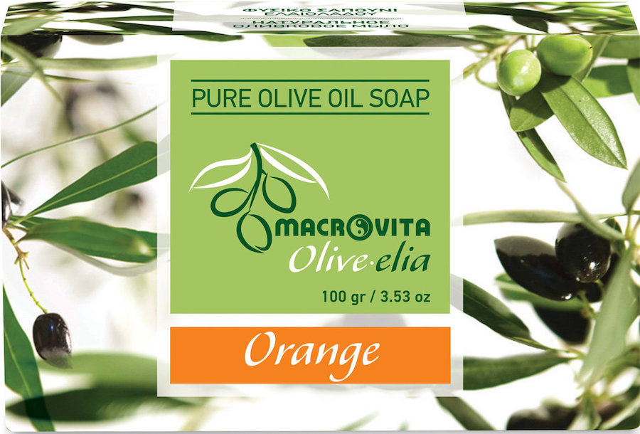 Macrovita Pure Olive Oil Soap Olive.elia Orange 100gr